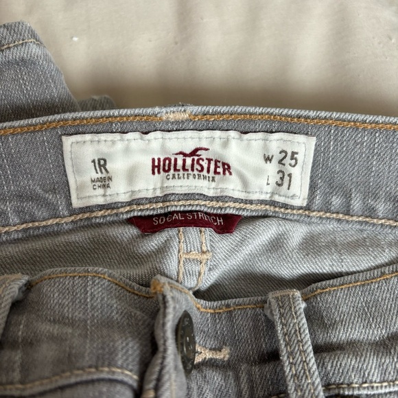 Hollister Social Stretch Denim Jeans Size 1 (1R) - Picture 7 of 10